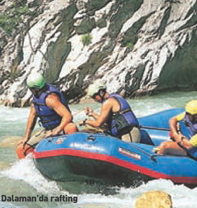 rafting dalaman muğla türkiye